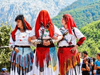 阿尔巴尼亚北部山区的节日